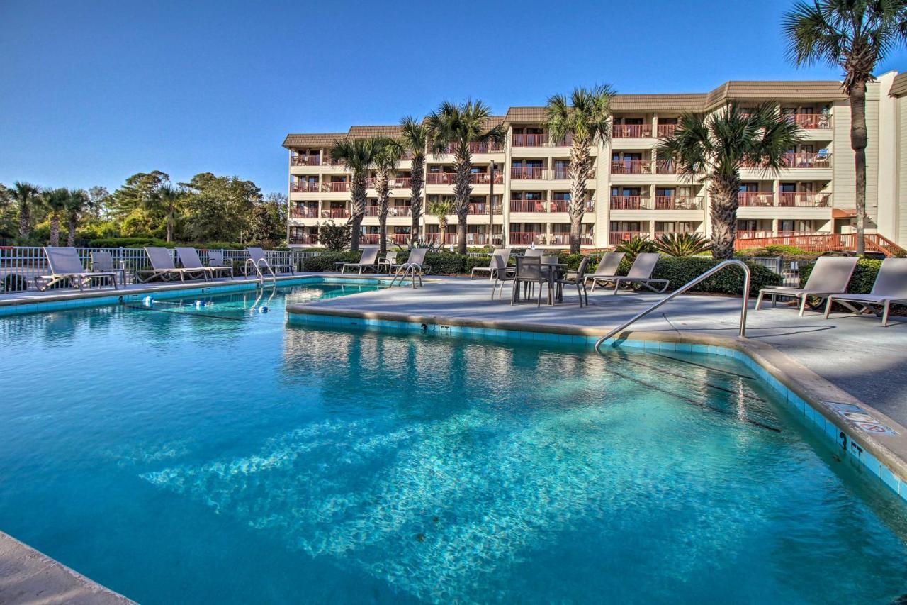 Ocean-View Hilton Head Island Condo Pool, Beach! Exterior photo