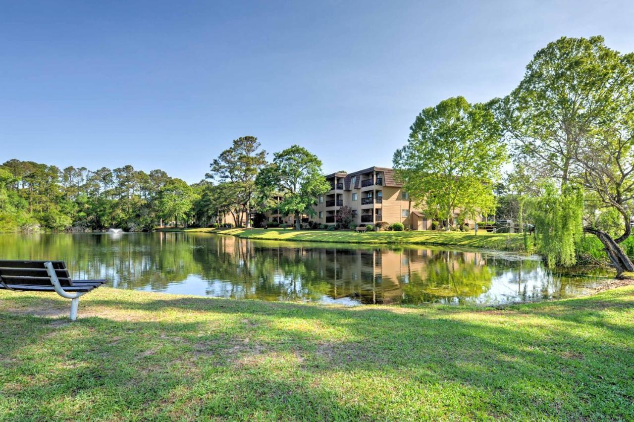 Ocean-View Hilton Head Island Condo Pool, Beach! Exterior photo